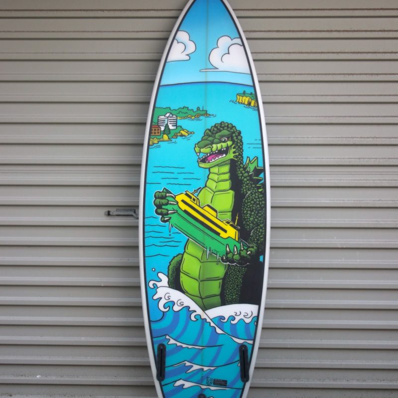 Catching the Ferry Surfboard