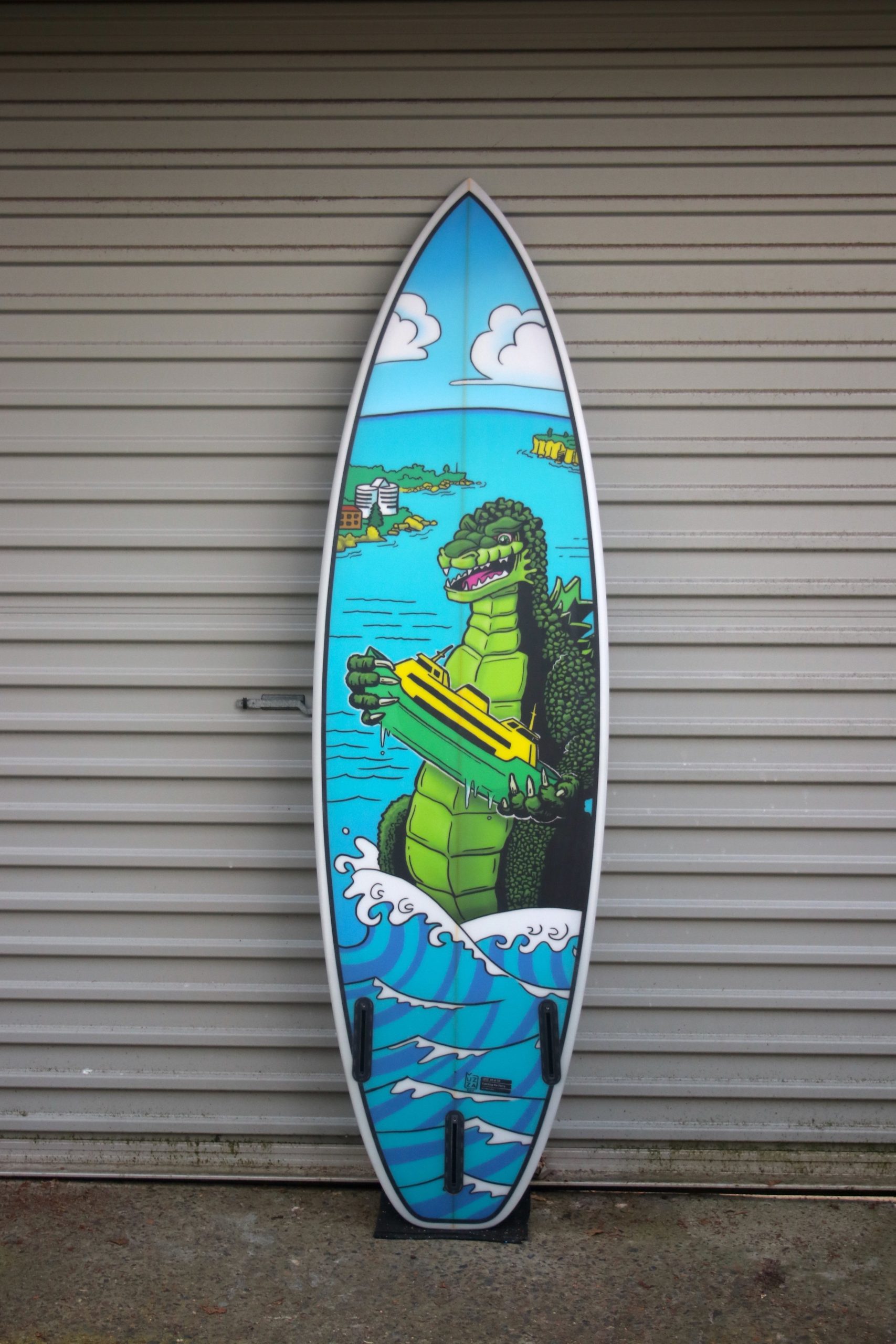 Catching the Ferry Surfboard