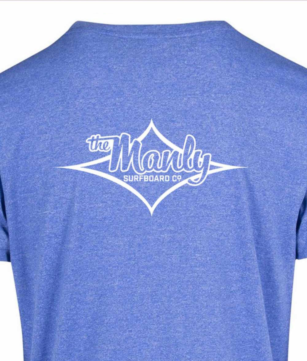 Men's Surfing T-Shirt - Ligh Blue